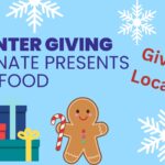 Winter giving - give local donate presents or food